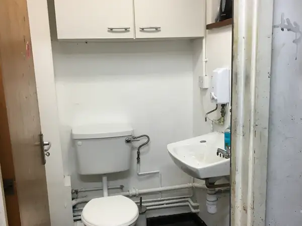 Rat nest and debris found during treatment in London